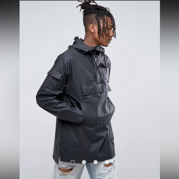 Rains Other - RAINS • camp waterproof hooded anorak S/M